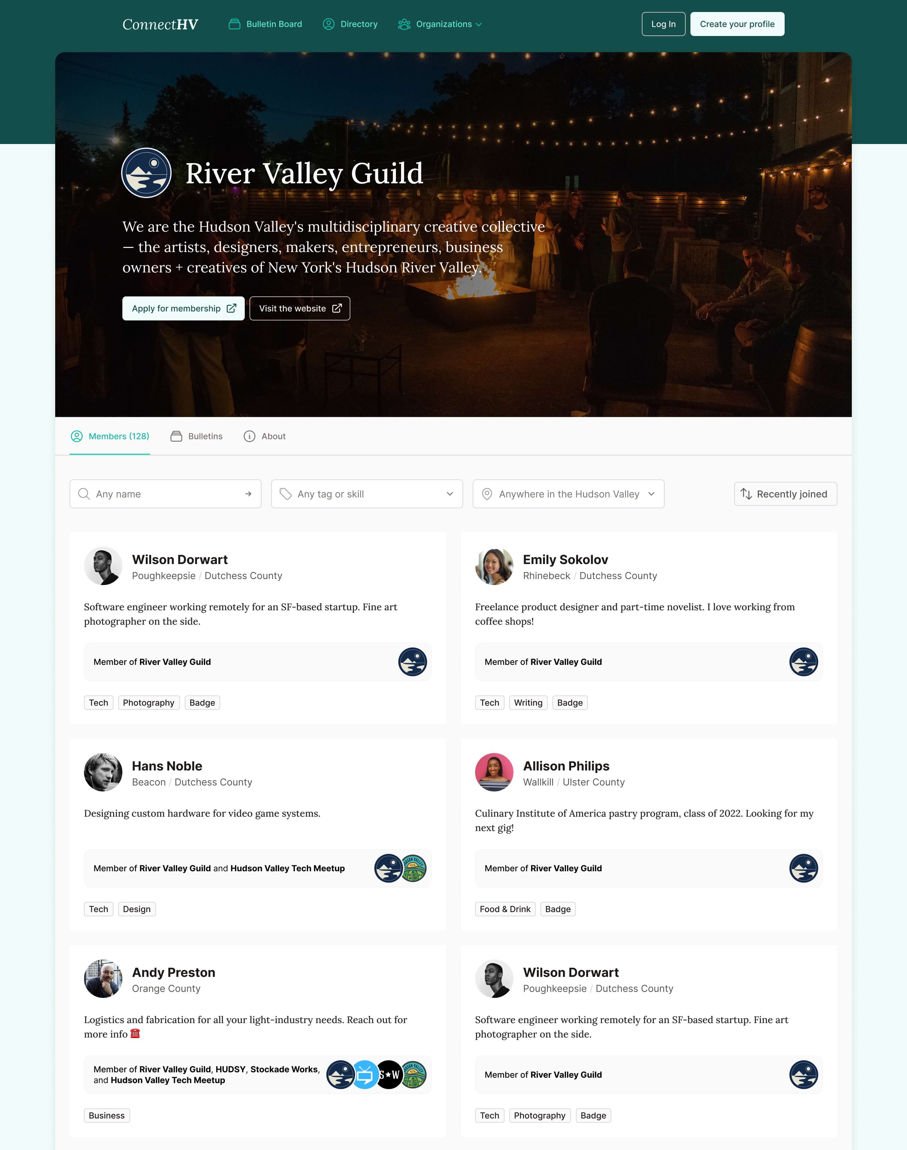 ConnectHV version with portals for regional organizations